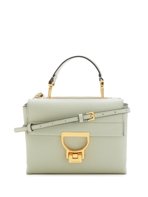 COCCINELLE ARLETTIS Mini sac en cuir texturé vert céladon - Sacs pour Femme