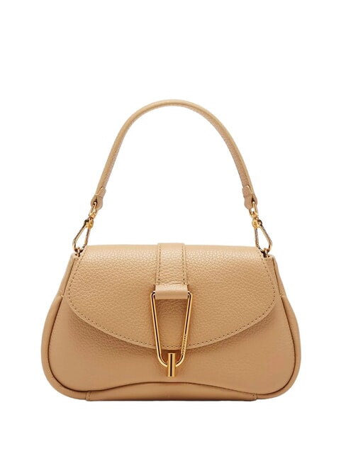 COCCINELLE HIMMA Mini sac en cuir texturé beige frais - Sacs pour Femme