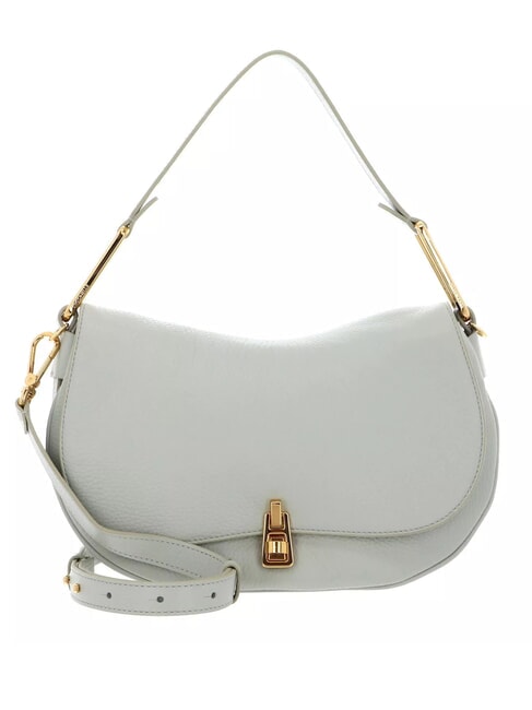 COCCINELLE MAGIE SOFT Sac bandoulière en cuir avec bandoulière vert céladon - Sacs pour Femme