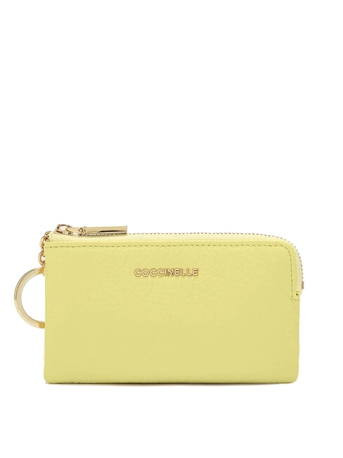 COCCINELLE METALLIC SOFT Porte-monnaie enveloppe lavage à la chaux - Portefeuilles Femme