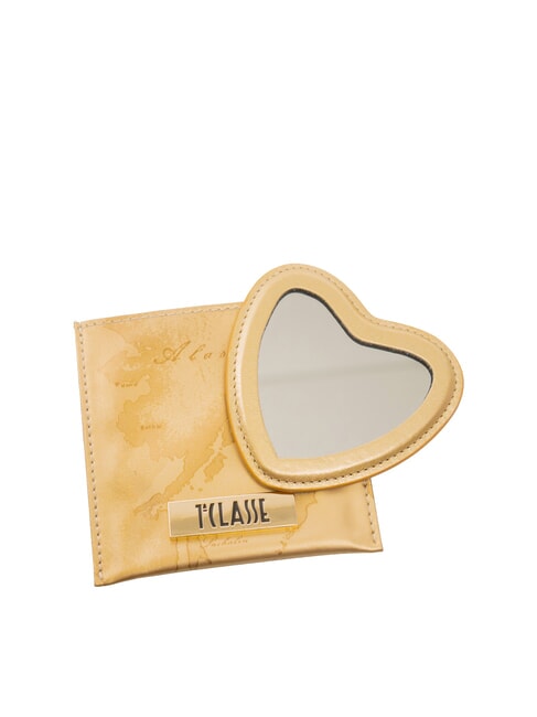 ALVIERO MARTINI PRIMA CLASSE GEO Miroir coeur avec étui or antique - Accessoires pour sacs