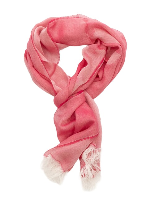 ALVIERO MARTINI PRIMA CLASSE GEO PLAIN Écharpe en modal et viscose cyclamen - Écharpes