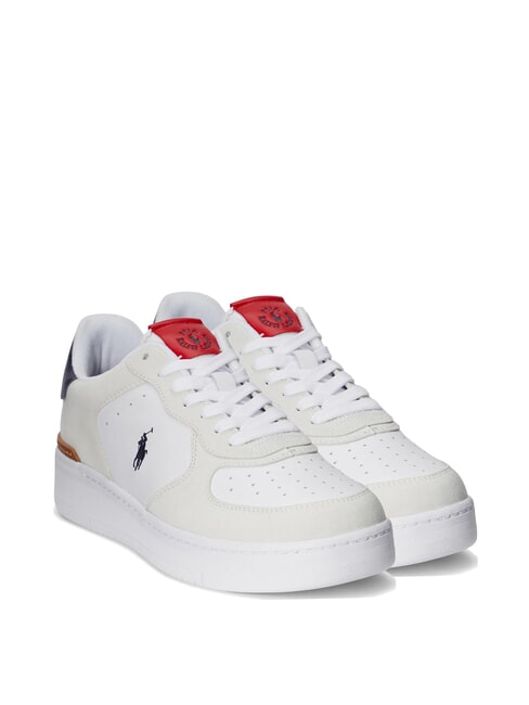 RALPH LAUREN MASTER COURT  Baskets wh / na / re - Chaussures Homme