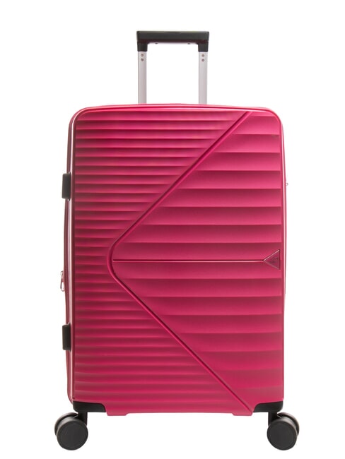 LESAC AIR FLOW Chariot extensible moyen rouge pêche - Valises Rigides