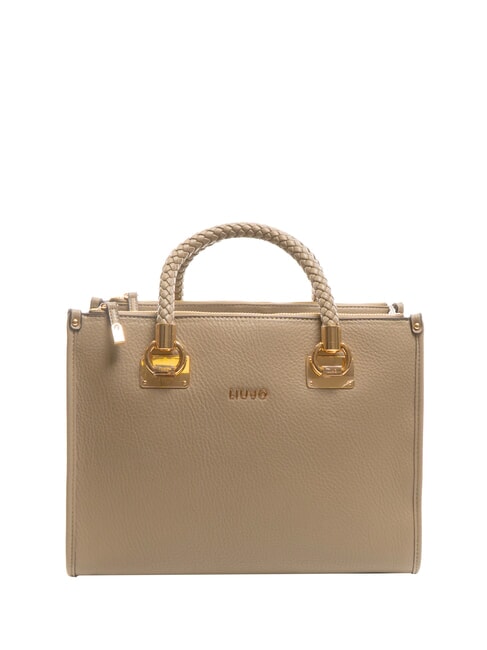LIUJO MANHATTAN Sac à main moyen taupe du désert - Sacs pour Femme