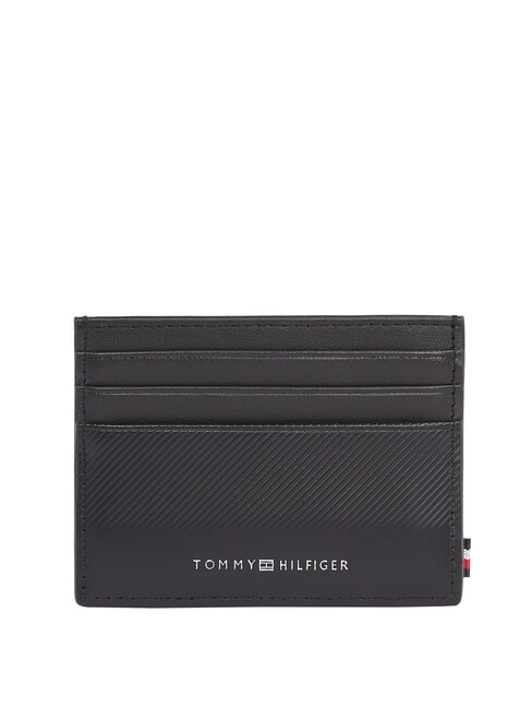 TOMMY HILFIGER TH FOUNDATION Porte-cartes en cuir le noir - Portefeuilles Homme