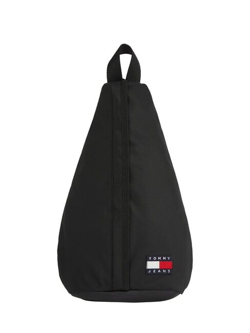 TOMMY HILFIGER TJM ESS DAILY Sac à dos à une épaule le noir - Sacs à dos pour l'École & les Loisirs