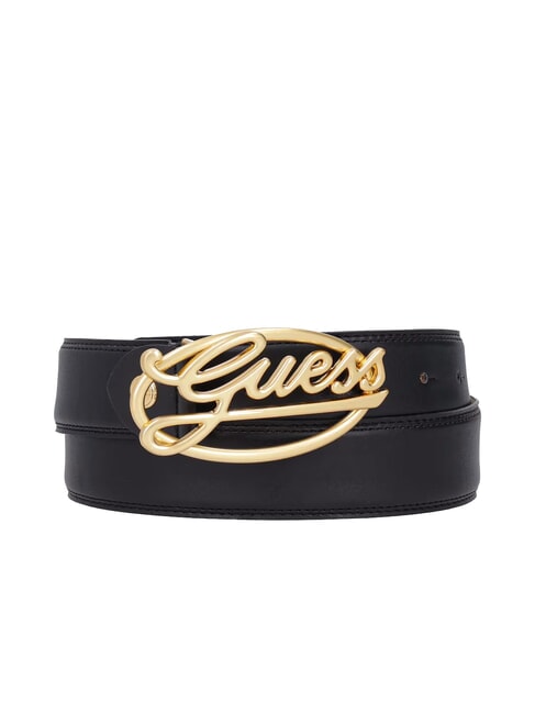 GUESS LOGO Ceinture raccourcissable NOIR - Ceintures