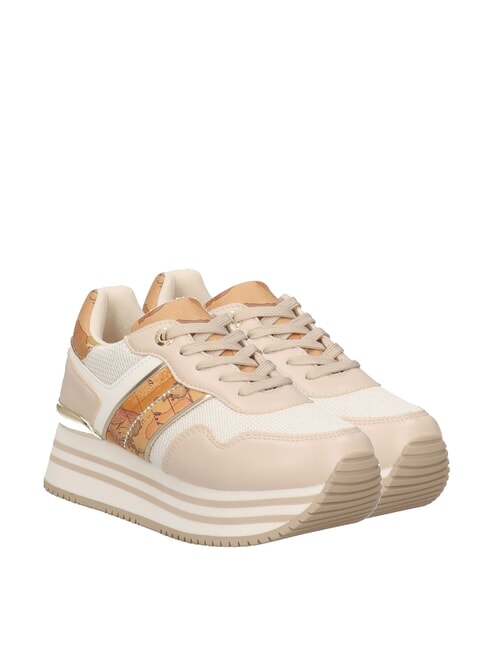 ALVIERO MARTINI PRIMA CLASSE GEO JR Baskets à plateforme sable/géo beige - Chaussures Femme