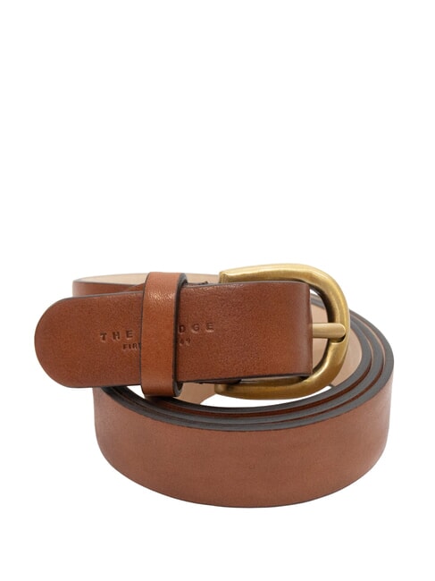 THE BRIDGE BERENICE Ceinture en cuir pour femme MARRON - Ceintures