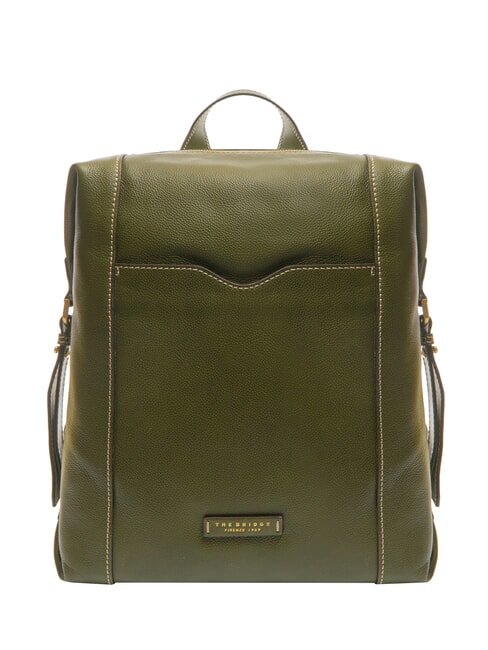 THE BRIDGE GEMMA Sac à dos en cuir thym abb gold - Sacs pour Femme