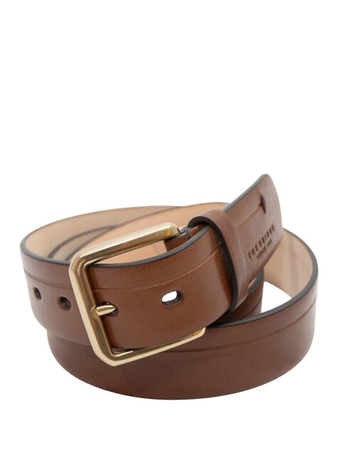 THE BRIDGE BRUNELLESCHI  Ceinture en cuir fabriquée en Italie MARRON - Ceintures