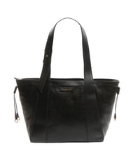 THE BRIDGE CARLOTTA Sac shopping en cuir black Gold - Sacs pour Femme - 1