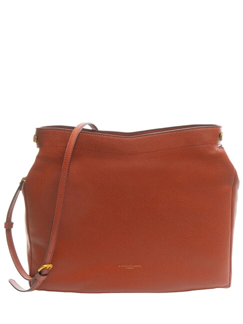 GIANNI CHIARINI OTTAVIA Sac à bandoulière en cuir rouge brique - Sacs pour Femme