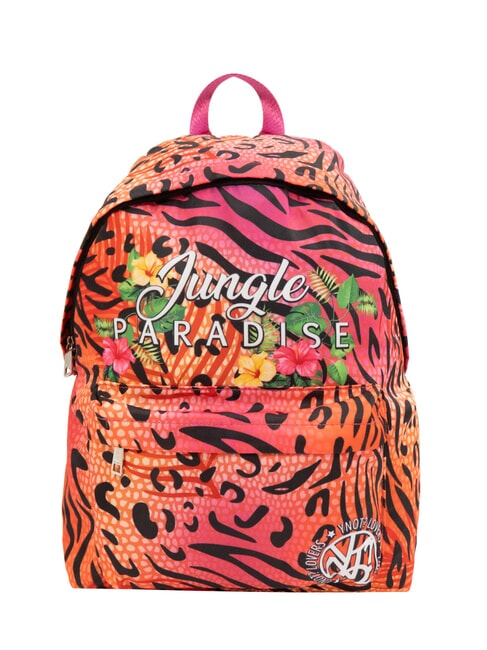 YNOT JUNGLE PARADISE Sac à dos imprimé fuchsia - Sacs pour Femme