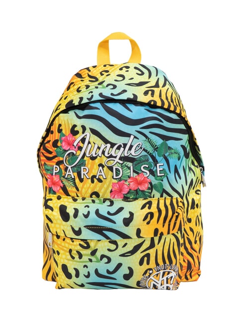 YNOT JUNGLE PARADISE Sac à dos imprimé jaune - Sacs pour Femme