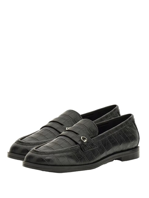 GUESS SADIEN Mocassins NOIR - Chaussures Femme