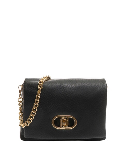 LIUJO LAPUFFY Sac à bandoulière avec rabat NOIR - Sacs pour Femme