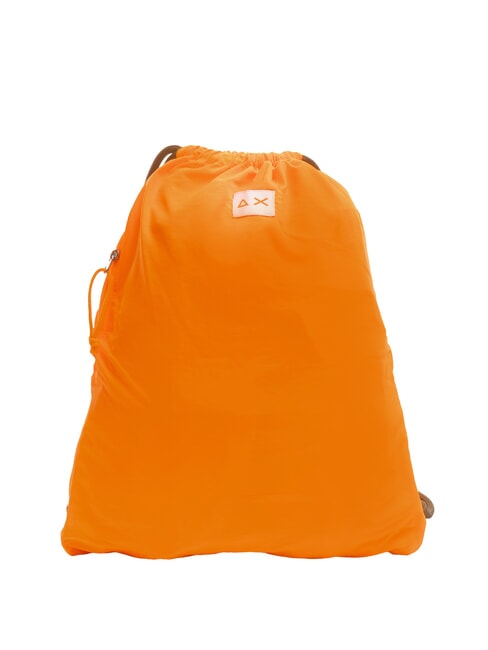 SUN68 NYLON Sac à dos à cordon orange fluorescent - Sacs à dos pour l'École & les Loisirs