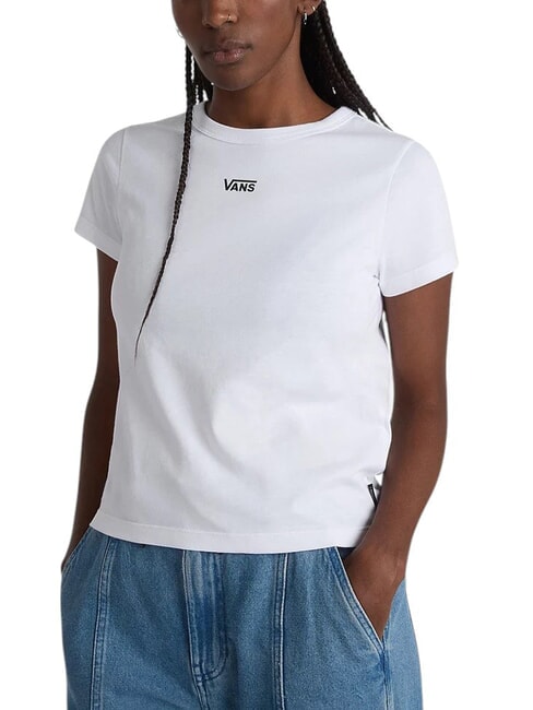 VANS BASIC MINI T-shirt en coton à manches courtes blanc - T-shirt