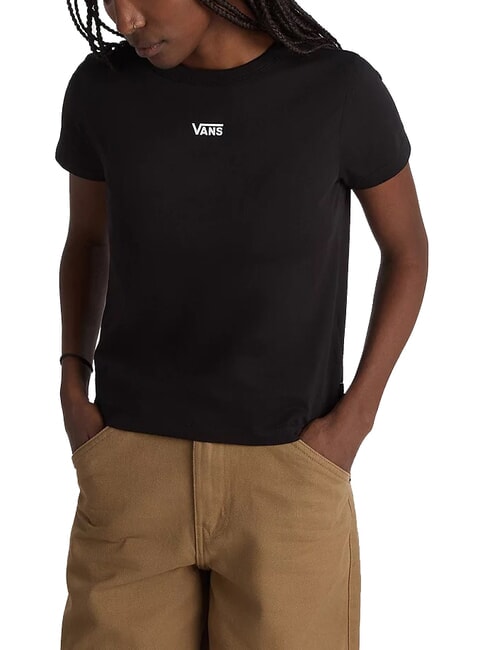 VANS BASIC MINI T-shirt en coton à manches courtes noir - T-shirt
