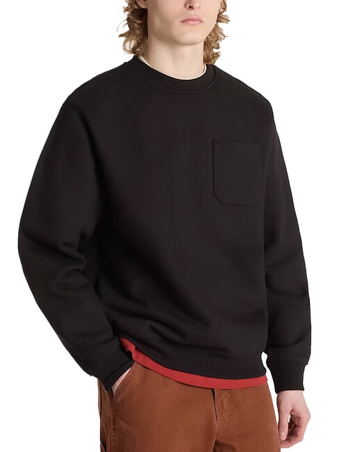 VANS MTE LODGE Sweat-shirt à col rond noir - Pulls molletonnés