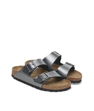 BIRKENSTOCK ARIZONA Sandale pantoufle métallique - Chaussures Femme