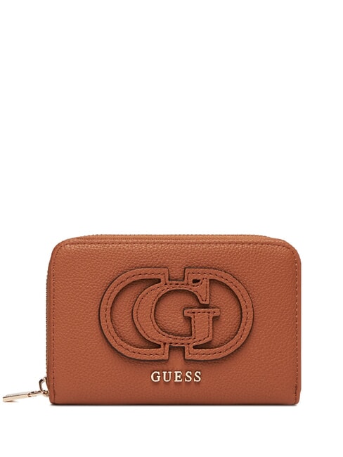GUESS CALEBRA Portefeuille COGNAC - Portefeuilles Femme