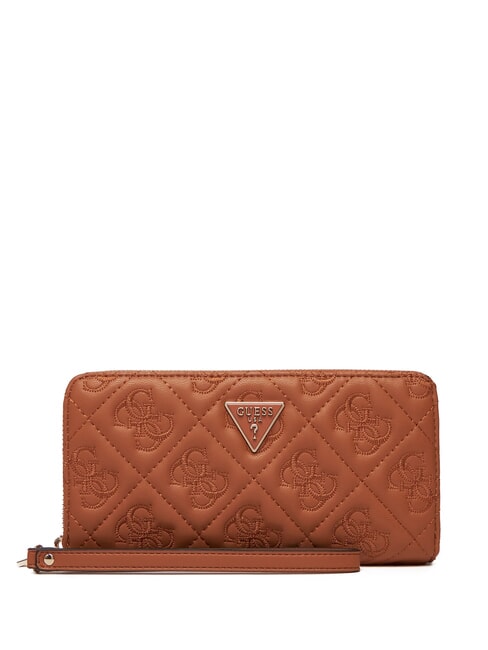 GUESS ADELASIA Portefeuille sac fourre-tout albury caramel - Portefeuilles Femme