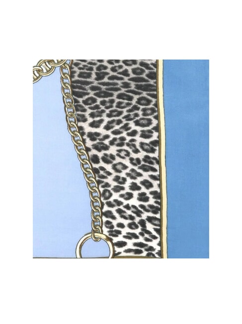 LIUJO ANIMALIER CHAIN Écharpe avec imprimé all-over denim léger - Écharpes