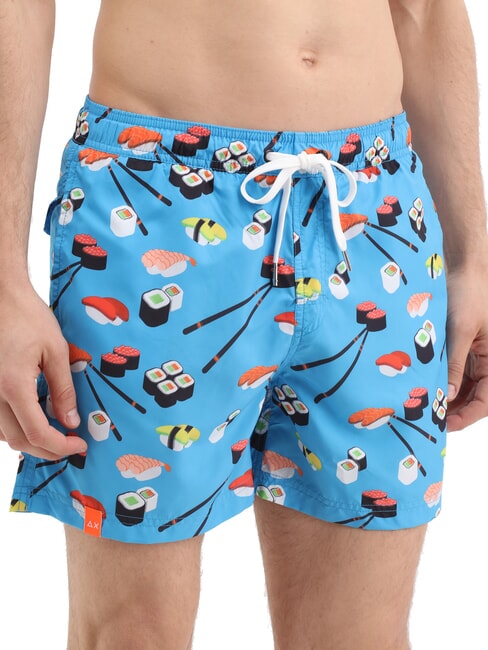 SUN68 JAPAN Costume de plage pour homme bleu - Maillots de bain