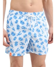 SUN68 BIG PRINT Costume de plage pour homme blanc/bleu - Maillots de bain - 1