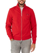 SUN68 MINI LOGO Sweat-shirt col montant avec zip - Pulls molletonnés