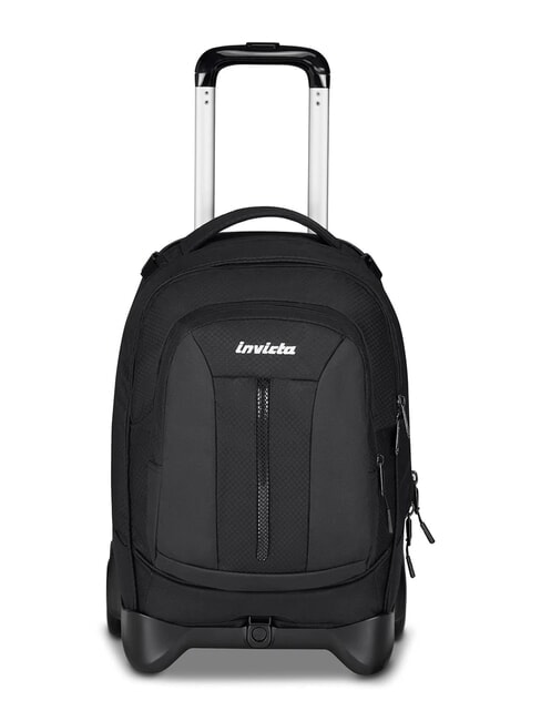 INVICTA PLUS GRS LED Sac à dos trolley pour ordinateur portable 14" noir de jais - Sacs à dos à roulettes