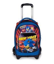 SONIC PRIME NEW YOKE CITY Sac à dos à roulettes amovible à 3 roues - Sacs à dos à roulettes