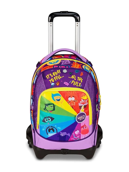 INSIDE OUT 2 UNIVERSAL MOOD Sac à dos à roulettes amovible à 3 roues mousseline lilas - Sacs à dos à roulettes