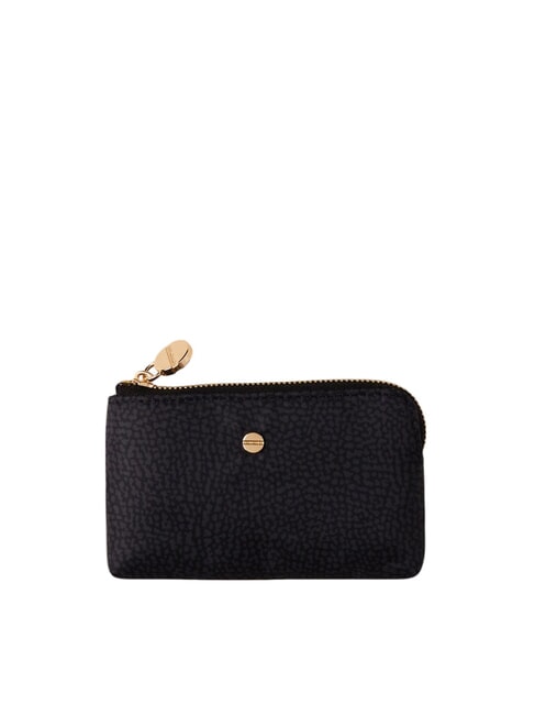 BORBONESE CLASSICA Porte-monnaie avec porte-clés noir foncé - Porte-clés