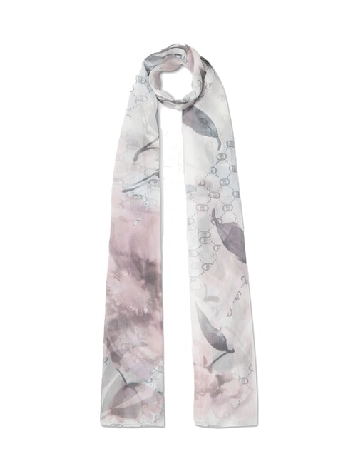 LIUJO FLOWER Écharpe aquarelle NOIR - Écharpes
