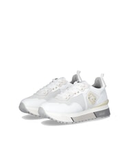 LIUJO MAXI WONDER 01 Baskets en cuir et mesh blanche - Chaussures Femme - 1