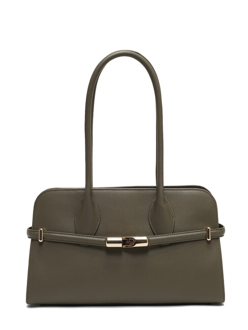 FURLA GOCCIA Petit sac à bandoulière en cuir sage - Sacs pour Femme