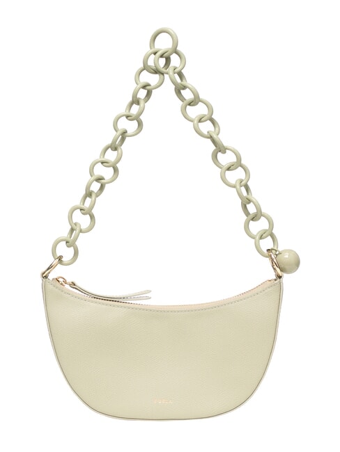 FURLA SFERA Sac en cuir Ares avec poignée en chaîne sauge légère - Sacs pour Femme