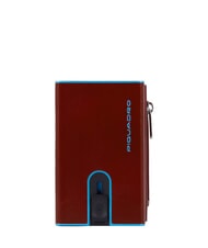 PIQUADRO BLUE SQUARE Portefeuille en cuir avec système coulissant cuir4 - Portefeuilles Homme - 1