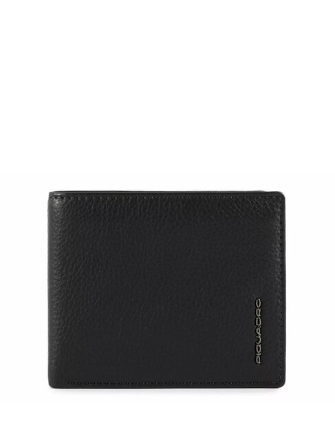 PIQUADRO MODUS RESTYLING Porte-feuille en cuire Noir - Portefeuilles Homme