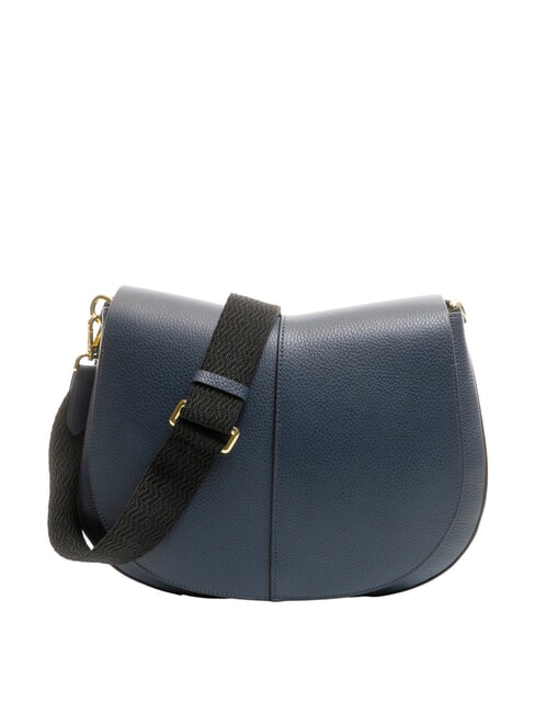 GIANNI CHIARINI HELENA ROUND Petit sac à bandoulière en cuir BLEU - Sacs pour Femme