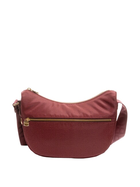 BORBONESE BORBONAIS Sac Hobo LUNA, petit merlot - Sacs pour Femme