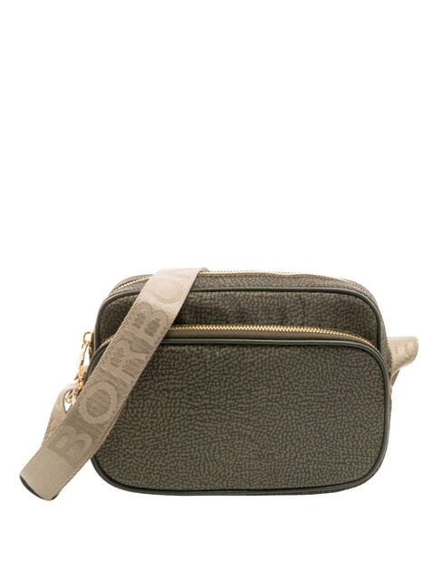 BORBONESE CAMERA CASE SMALL ECO LINE  Sac d'épaule laurier - Sacs pour Femme