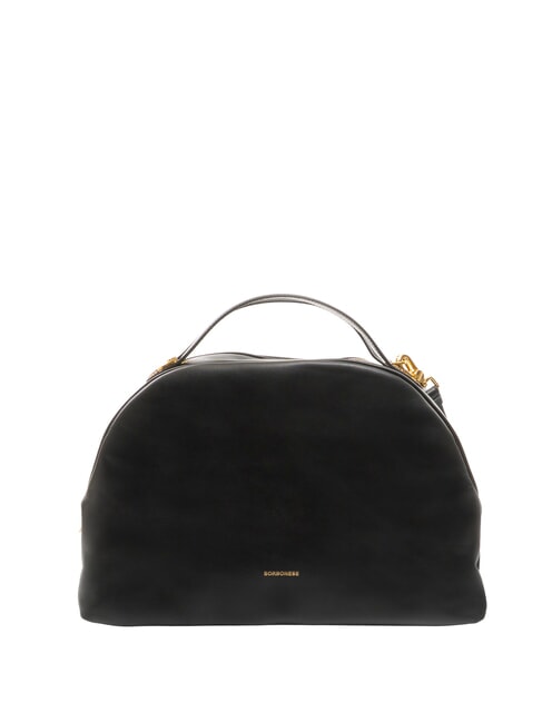BORBONESE SEXY MEDIUM Sac à main moyen avec bandoulière Noir - Sacs pour Femme