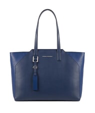 PIQUADRO MUSE Sac cabas en cuir, support pour ordinateur portable 14" - Sacs pour Femme