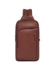 PIQUADRO CRONUS Sac à dos en cuir à une épaule - Sacs à dos pour ordinateur portable