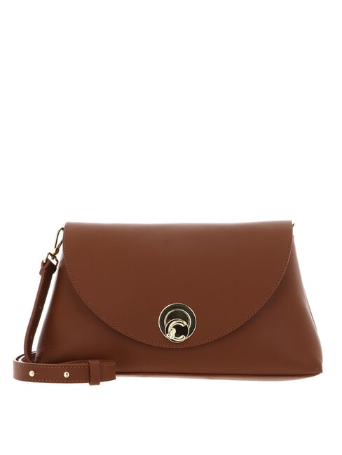 COCCINELLE NIKLA Sac à bandoulière cognac/noir - Sacs pour Femme